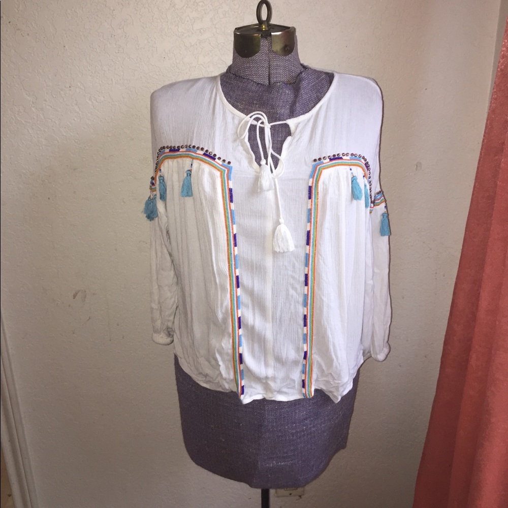Piper by Townsen  boho top size s/m